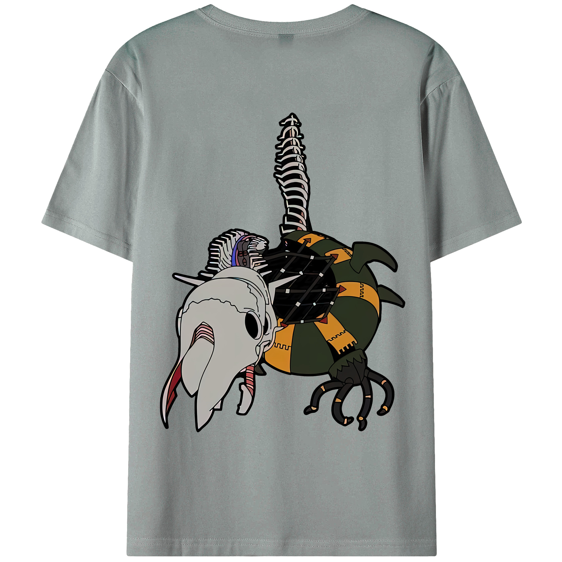 （画像用） EVA 新世紀エヴァンゲリオン 綿100％ メンズ半袖Tシャツ（バックプリント） 通気性